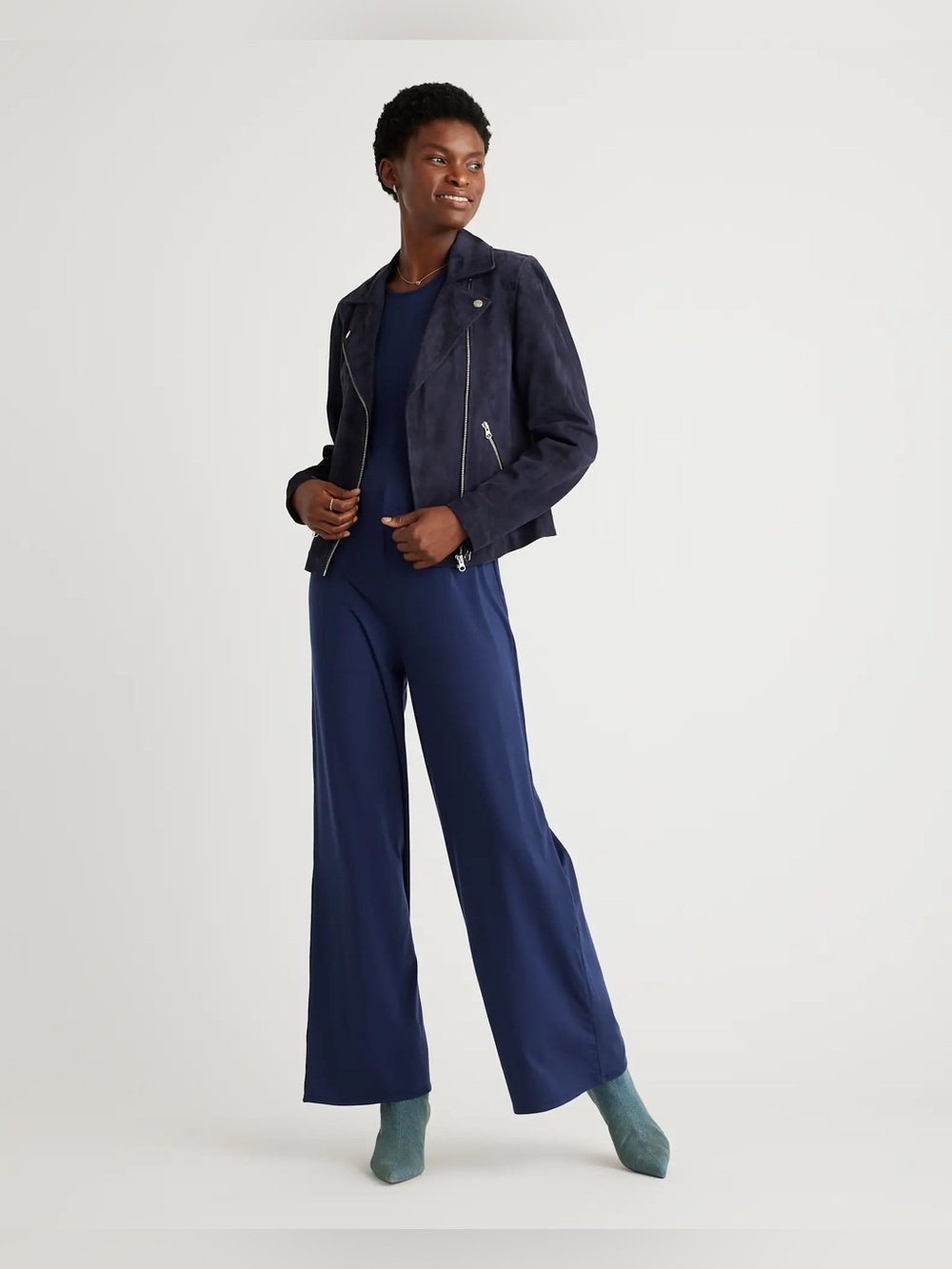 MSRP $178 Quince Tencel Jersey Tank Jumpsuit